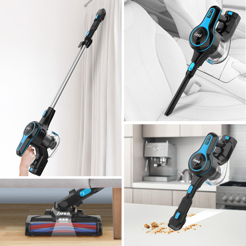 Inse Cordless Bagless Stick Vacuum Reviews Wayfair